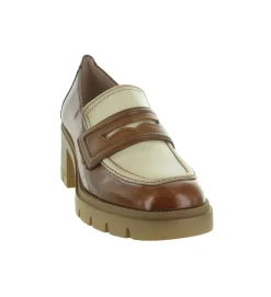 mocassins - Elégant - femme - Cuir - Marron - Hispanitas