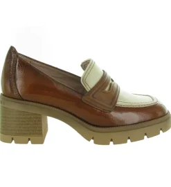 mocassins - Elégant - femme - Cuir - Marron - Hispanitas