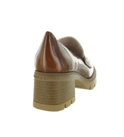 mocassins - Elégant - femme - Cuir - Marron - Hispanitas