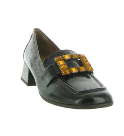 mocassins - Elégant - femme - Cuir - Marron - Julie dee