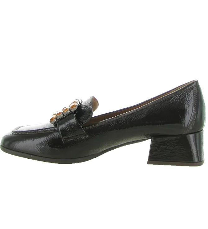 mocassins - Elégant - femme - Cuir - Marron - Julie dee