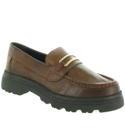 mocassins - Elégant - femme - Cuir - Marron - Creator