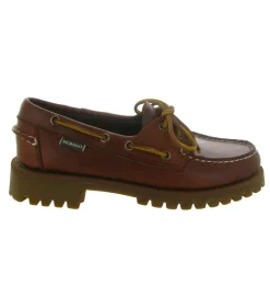 mocassins - Elégant - femme - Cuir - Marron - Sebago