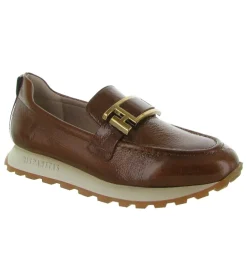 mocassins - Elégant - femme - Cuir - Marron - Hispanitas