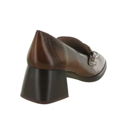 mocassins - Elégant - femme - Cuir - Marron - Hispanitas