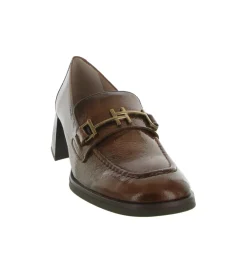 mocassins - Elégant - femme - Cuir - Marron - Hispanitas