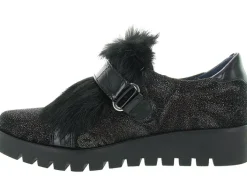 mocassins - Elégant - femme - Cuir - Noir - Humat