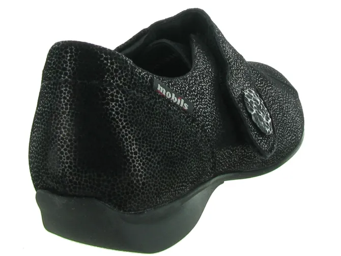 mocassins - Elégant - femme - Cuir - Noir - Mephisto