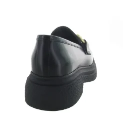 mocassins - Elégant - femme - Cuir - Noir - Semerdjian