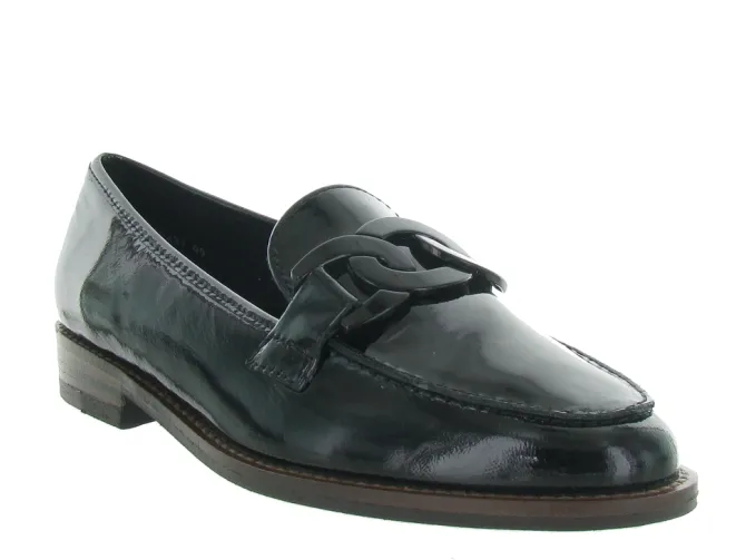 mocassins - Elégant - femme - Cuir - Noir - Ara