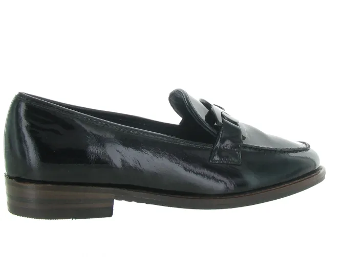 mocassins - Elégant - femme - Cuir - Noir - Ara