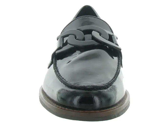 mocassins - Elégant - femme - Cuir - Noir - Ara