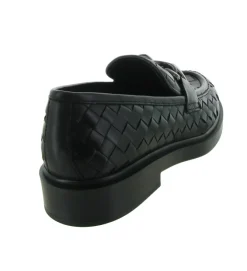 mocassins - Elégant - femme - Cuir - Noir - Pons quintana