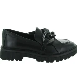 mocassins - Elégant - femme - Cuir - Noir - Regarde le ciel...