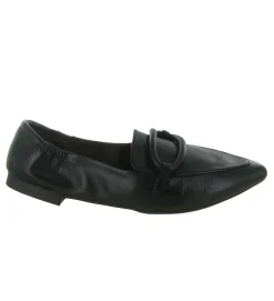 mocassins - Elégant - femme - Cuir - Noir - La vitrina