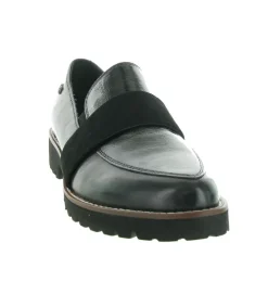 mocassins - Elégant - femme - Cuir - Noir - Regarde le ciel...