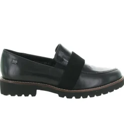 mocassins - Elégant - femme - Cuir - Noir - Regarde le ciel...
