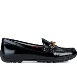 mocassins - Elégant - femme - Cuir - Noir - Geox