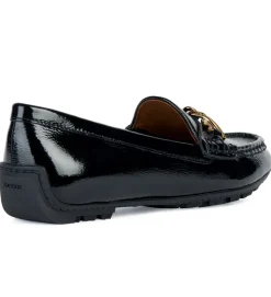 mocassins - Elégant - femme - Cuir - Noir - Geox