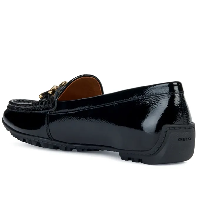 mocassins - Elégant - femme - Cuir - Noir - Geox