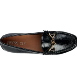 mocassins - Elégant - femme - Cuir - Noir - Geox