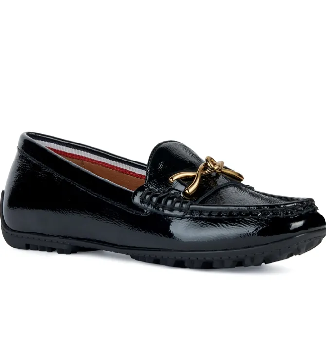 mocassins - Elégant - femme - Cuir - Noir - Geox
