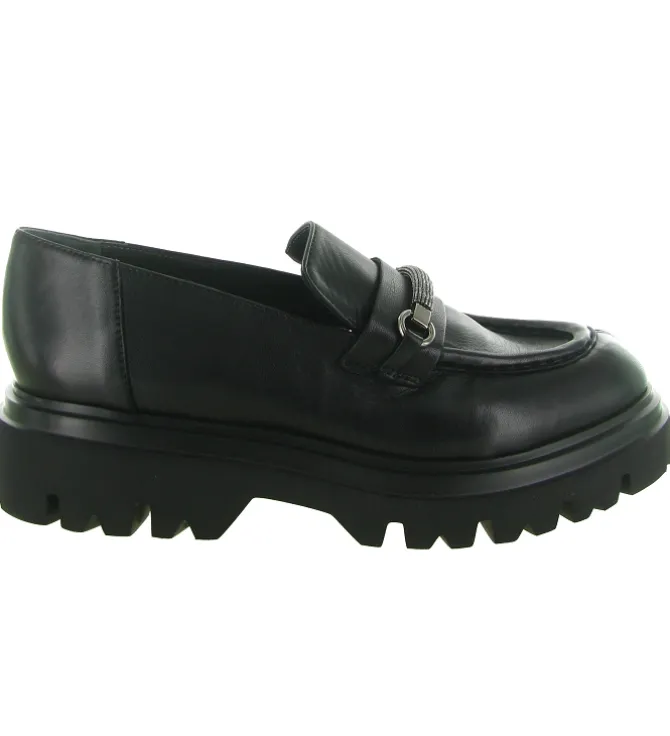 mocassins - Elégant - femme - Cuir - Noir - Fruit