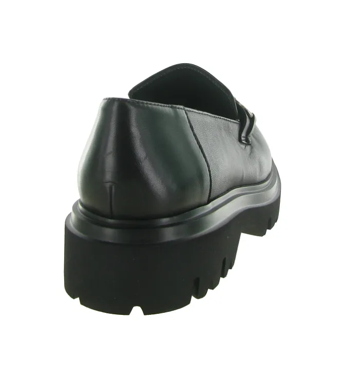 mocassins - Elégant - femme - Cuir - Noir - Fruit