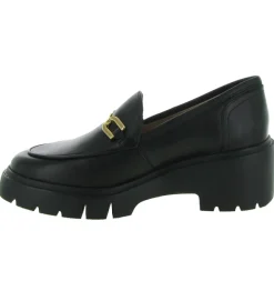 mocassins - Elégant - femme - Cuir - Noir - Unisa