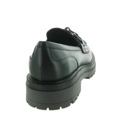 mocassins - Elégant - femme - Cuir - Noir - Julie dee