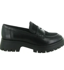 mocassins - Elégant - femme - Cuir - Noir - Regarde le ciel...