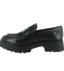 mocassins - Elégant - femme - Cuir - Noir - Regarde le ciel...