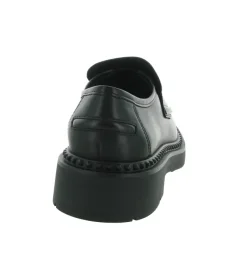 mocassins - Elégant - femme - Cuir - Noir - Ash italia