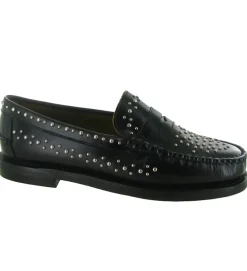 mocassins - Elégant - femme - Cuir - Noir - Sebago