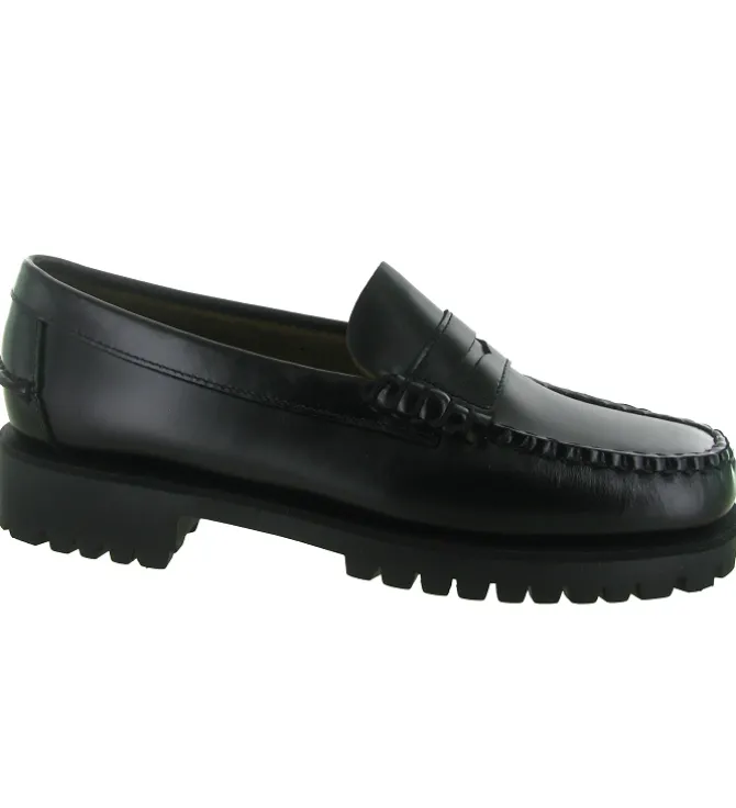 mocassins - Elégant - femme - Cuir - Noir - Sebago