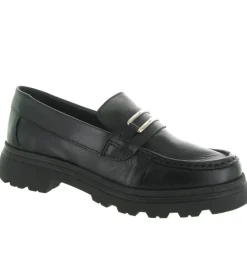 mocassins - Elégant - femme - Cuir - Noir - Creator