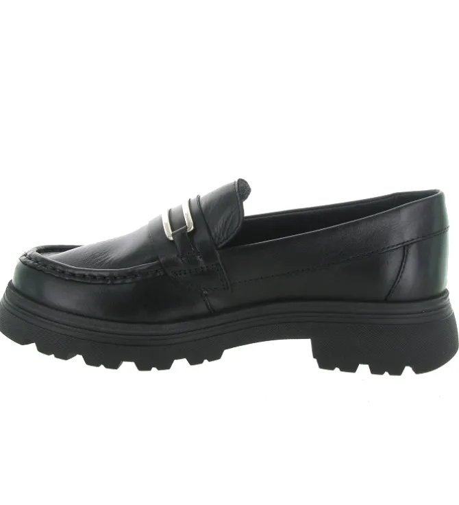 mocassins - Elégant - femme - Cuir - Noir - Creator