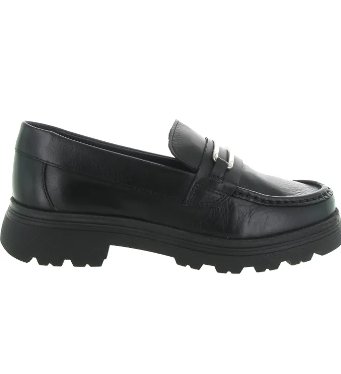 mocassins - Elégant - femme - Cuir - Noir - Creator