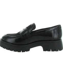 mocassins - Elégant - femme - Cuir - Noir - Regarde le ciel...