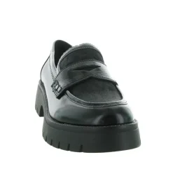 mocassins - Elégant - femme - Cuir - Noir - Regarde le ciel...