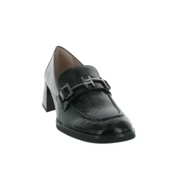 mocassins - Elégant - femme - Cuir - Noir - Hispanitas