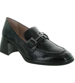 mocassins - Elégant - femme - Cuir - Noir - Hispanitas