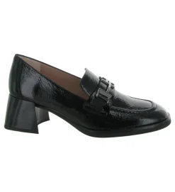 mocassins - Elégant - femme - Cuir - Noir - Hispanitas