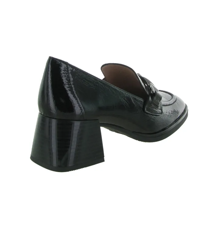 mocassins - Elégant - femme - Cuir - Noir - Hispanitas