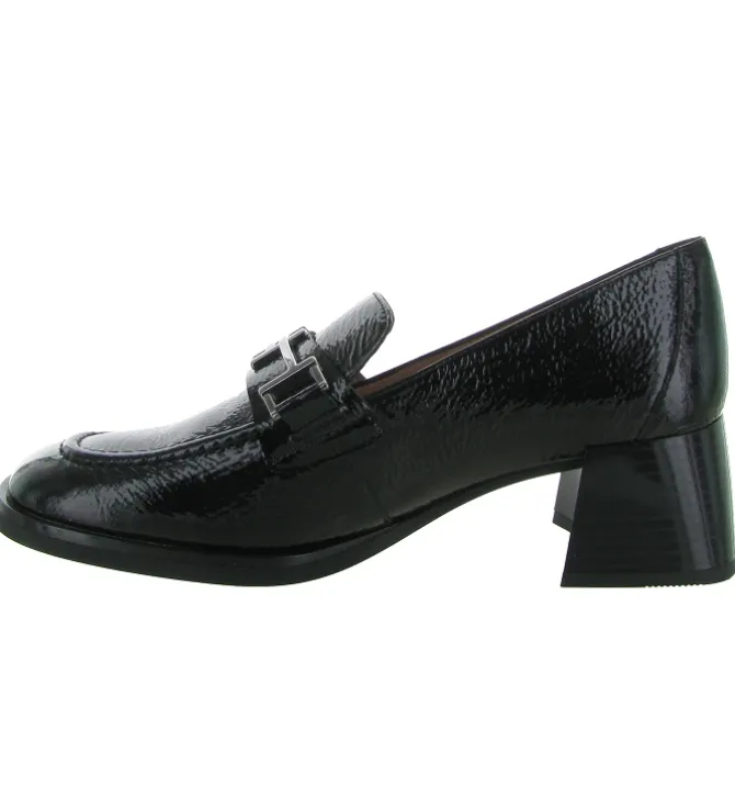 mocassins - Elégant - femme - Cuir - Noir - Hispanitas