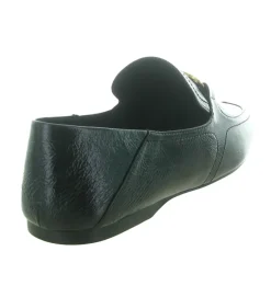 mocassins - Elégant - femme - Cuir - Noir - Bibi lou