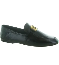 mocassins - Elégant - femme - Cuir - Noir - Bibi lou