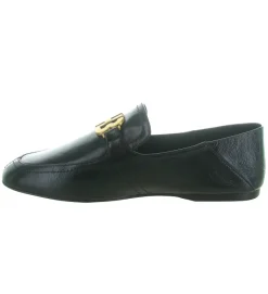 mocassins - Elégant - femme - Cuir - Noir - Bibi lou