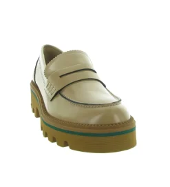 mocassins - Elégant - femme - Cuir - Or - Jhay
