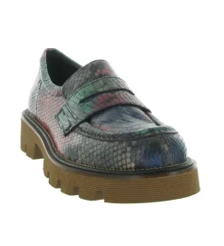 mocassins - Elégant - femme - Cuir - Python - Pons quintana